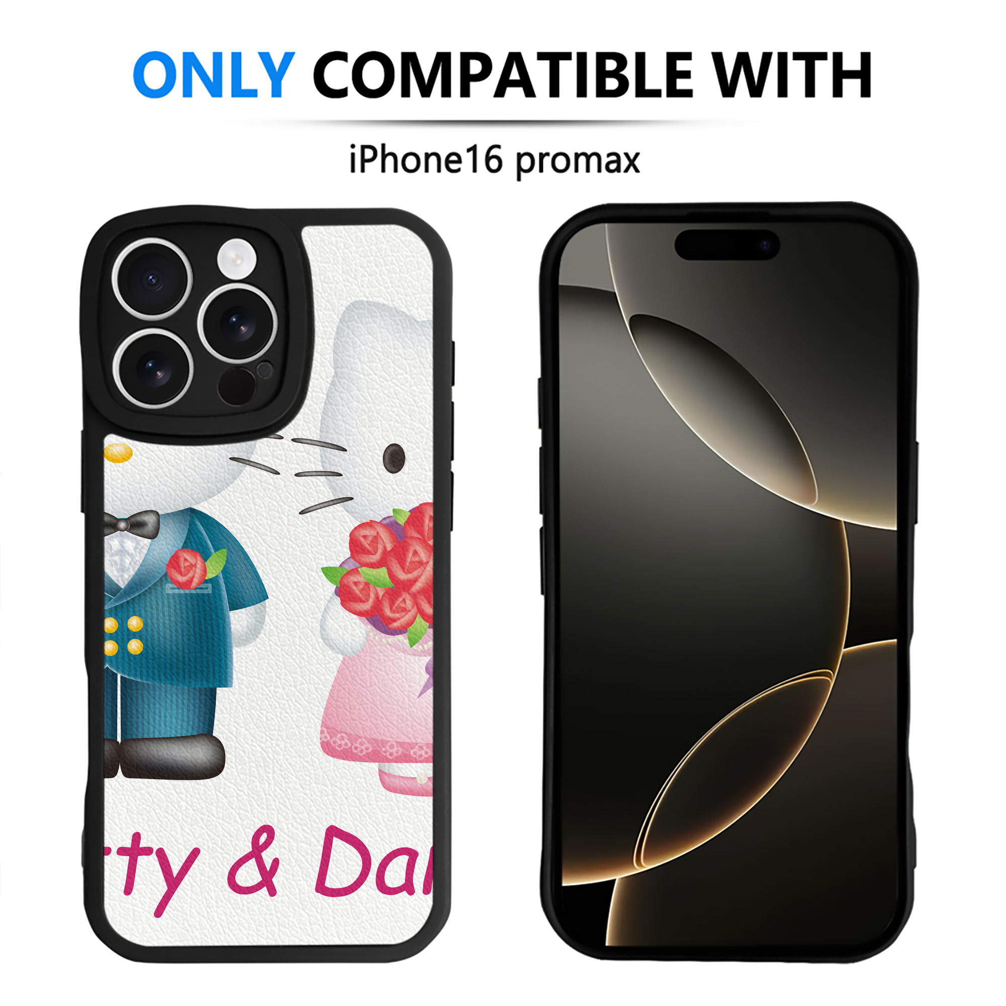 （画像用） Hello Kitty ハローキティ 【iPhone 16シリーズ対応】シリコンスマホケース（レザー調） 材質：シリコン